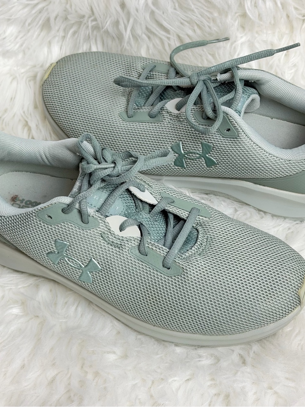 Under Armour Women’s Mint Green Mesh Training Sneakers